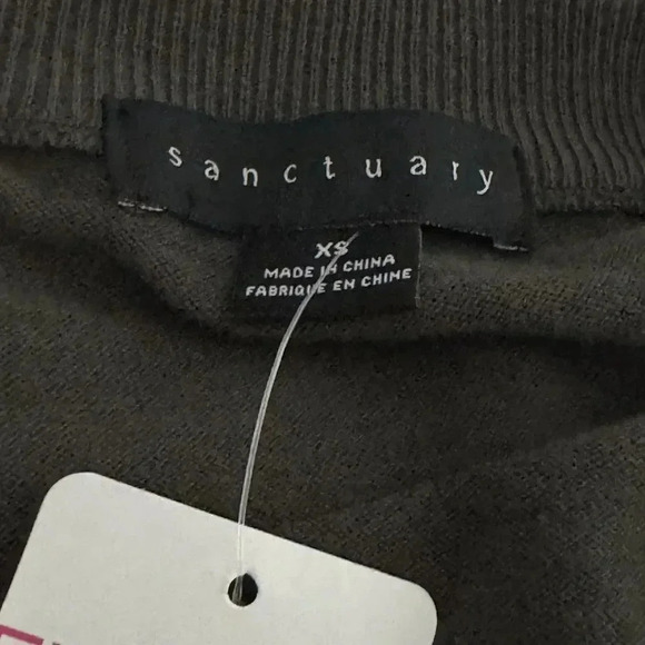 Sanctuary Womens Lets Hang Cardigan Size XS Camo Sweater Camouflage Green NWT - Picture 3 of 6